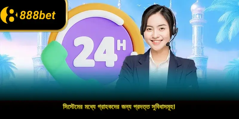 সিস্টেমের মধ্যে গ্রাহকদের জন্য প্রদত্ত সুবিধাসমূহ।