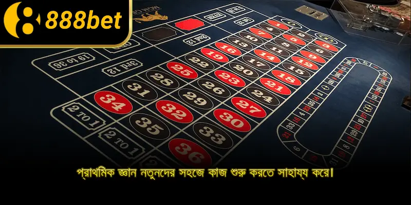 প্রাথমিক জ্ঞান নতুনদের সহজে কাজ শুরু করতে সাহায্য করে।